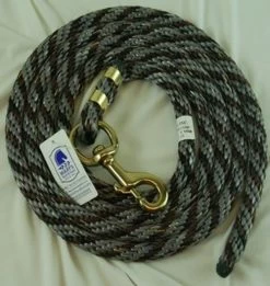 Nylon Lead Rope - Multi-Color -Equi Gear Shop 091057 nylon lead rope grey hair 70810 02958.1527294819