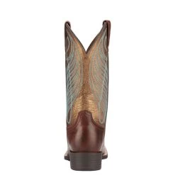Ariat Round Up Wide Square Toe Western Boot -Equi Gear Shop 10016317 heel 70263 42943.1663186567