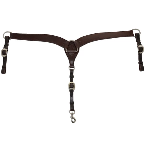 Circle Y Single Ply Shaped Breast Collar 2 Circle Y Single Ply Shaped Breast Collar - Image 2