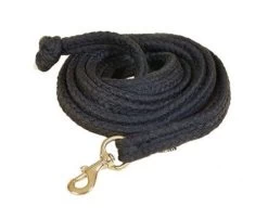 Tory Wide Braided Cotton Lead Rope -Equi Gear Shop 629 tory wide braided cotton lead black 43378 31178.1527303529