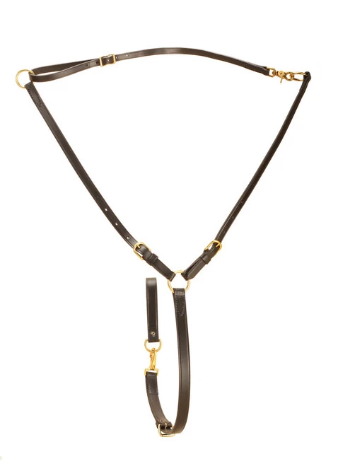 Tory Leather Adjustable Ring Training Martingale 2 Tory Leather Adjustable Ring Training Martingale - Image 2