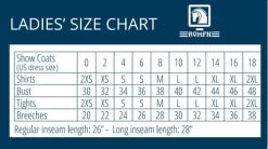 Romfh Sarafina Euro Breeches Knee Patch 14 Romfh Sarafina Euro Breeches Knee Patch -Equi Gear Shop Romfh Ladies Size Chart 81012.1665444087