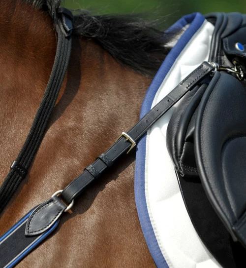 Stubben Wide Elastic Breastplate With Running Attachment 2 Stubben Wide Elastic Breastplate With Running Attachment - Image 2