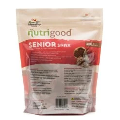 Nutrigood Senior Snax Horse Treats -Equi Gear Shop SeniorSnax 2lb back manna pro 81475.1678908985