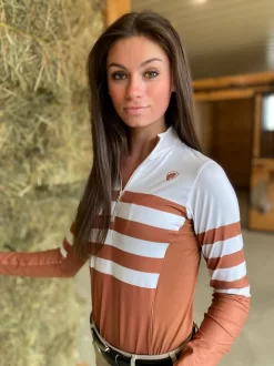 Arista Triple Bar Quarter Zip Shirt