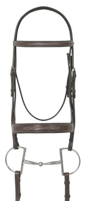Ovation Fancy Stitch Wide Padded Bridle 1 Ovation Fancy Stitch Wide Padded Bridle
