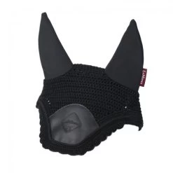LeMieux Acoustic Pro Fly Hood -Equi Gear Shop acoustic pro fly bonnet black front 5362 lemieux 72294.1670556917