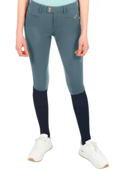 Samshield Diane Metal Dots Breeches Full Grip -Equi Gear Shop adele or diane fg rose gold steel grey front DIANE METAL DOT RG samshield 06223.1654550406
