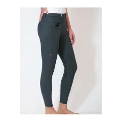For Horses Adelia Pull On Knee Grip Breeches -Equi Gear Shop adelia breech navy side for horses 91265.1568068046