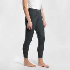 For Horses Adelia Pull On Knee Grip Breeches -Equi Gear Shop adelia pull on knee grip grey side ADELIA for horses 49330.1620257098
