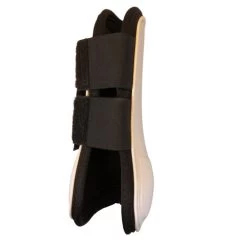 Equine Innovations Air Shock Jump Boots -Equi Gear Shop air shock boot white pearl front 471158 equine innovations 98541.1686174808