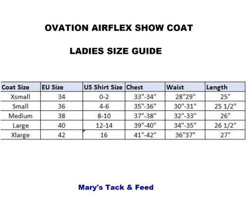 Ovation AirFlex Show Coat 2 Ovation AirFlex Show Coat - Image 2