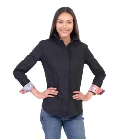 Chestnut Bay Annie-O Western Show Shirt 12 Chestnut Bay Annie-O Western Show Shirt -Equi Gear Shop annie o western show black front CB1000 042 chestnut bay 20732.1652469533