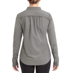 Irideon Aspen Trail Shirt Long Sleeve -Equi Gear Shop aspen trail shirt ls dove grey back 30 7030 DG toklat 51922.1655842069