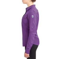 Irideon Aspen Trail Shirt Long Sleeve -Equi Gear Shop aspen trail shirt ls purple hibiscus side 30 7030 PH toklat 93683.1655842092