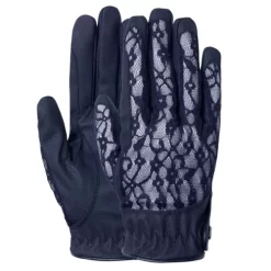 B Vertigo Lace Riding Gloves -Equi Gear Shop b vertigo lace gloves navy hero 31739 VDB horze 48235.1652645696
