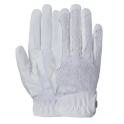 B Vertigo Lace Riding Gloves -Equi Gear Shop b vertigo lace gloves white hero 31739 WH horze 44521.1652645688