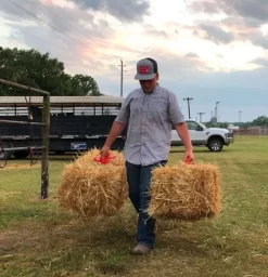 Reinsman Bale Handle -Equi Gear Shop bale handle red two bales reinsman 97768.1666146253