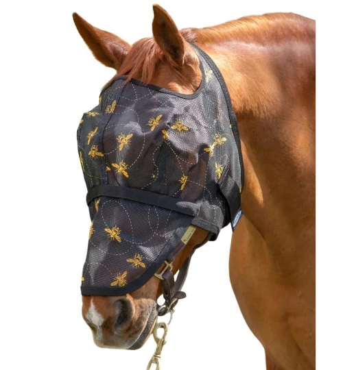 Bee Mine Fly Mask Detachable Nose 2 Bee Mine Fly Mask Detachable Nose - Image 2