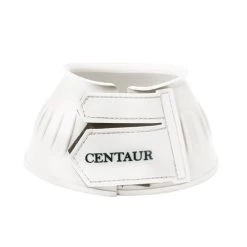 Centaur Heavy Duty Double Velcro Bell Boot -Equi Gear Shop bell boot ribbed velcro white 459790 centaur 94817.1595280718