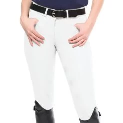 Ovation Bellissima II GripTec Full Seat Breeches -Equi Gear Shop bellissima griptec FS white 471217 ovation 39705.1626206618