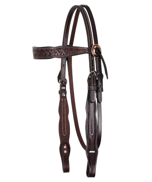 Circle Y Bluestem QC Brow Headstall 4 Circle Y Bluestem QC Brow Headstall - Image 4