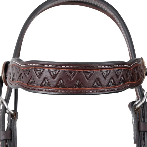 Circle Y Bluestem QC Brow Headstall 3 Circle Y Bluestem QC Brow Headstall - Image 3