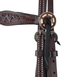 Equi Gear Shop -Equi Gear Shop bluestem qc brow headstall concho 1040 10 ST circle y 80927.1691199800