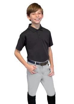 Boys Ovation Softflex 4-Pocket Breeches -Equi Gear Shop boys 4 pocket breech grey rider 471205 ovation 04500.1626211305
