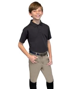 Boys Ovation Softflex 4-Pocket Breeches -Equi Gear Shop boys 4 pocket breech neutral beige rider 471205 ovation 78865.1626211320