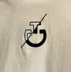 Boys Cavalleria Toscana Team Daytona Zip Polo -Equi Gear Shop boys daytona zip polo white back logo POO080 JE152 0001 CT 26855.1660759297