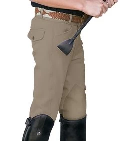 Boys Ovation Euroweave Breeches -Equi Gear Shop boys euroweave breech kp neutral beige 464974 ovation 47852.1679695709