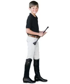 Boys Ovation Euroweave Breeches -Equi Gear Shop boys euroweave breech kp white full 464974 ovation 72666.1679695695