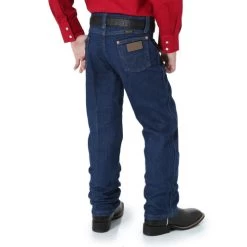 Wrangler Boys Western Jeans - Size 1T To Size 7 -Equi Gear Shop boys jeans 1t 7 blue back 13MWZJP wrangler 61424.1674243034