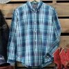 Boys Cinch Navy Plaid Button-Down Shirt