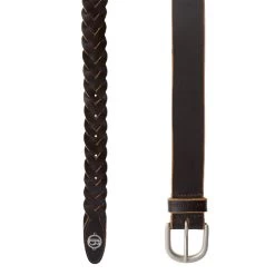 B Vertigo Braided Leather Belt -Equi Gear Shop braided belt dark brown ends 31905 DBR b vertigo 97632.1667945952