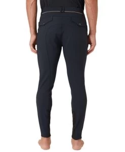 Men's B Vertigo Damien Breeches Knee Patch -Equi Gear Shop bv mens damien kp anth.gry back 36725 horze 17344.1678926348