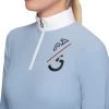 Cavalleria Toscana Girls Team Zip Long Sleeve Polo