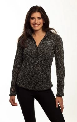 Goode Rider Chill Out Fleece Top -Equi Gear Shop chill out fleece top heather black front 18160 4059 goode rider 47868.1673542698