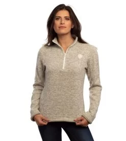 Goode Rider Chill Out Fleece Top -Equi Gear Shop chill out fleece top heather oatmeal front1 18160 4072 goode rider 19283.1673542697