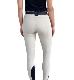 Equiline Cleac Knee Grip Breeches -Equi Gear Shop cleac knee grip breech beige back equiline 53140.1639079960