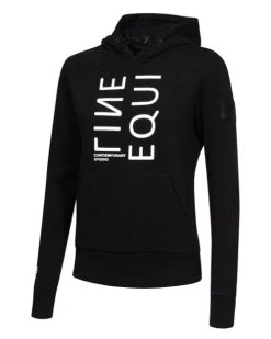 Equiline ClemaC Pullover Hoodie -Equi Gear Shop clemac pullover hoodie black front R09780 006 equiline 66858.1667871399