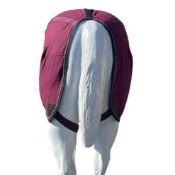 Big D Cotton Canvas Day Sheet Closed Front -Equi Gear Shop closed front cotton canvas sheet maroon black back big d 56264.1673041789