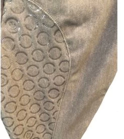 Cavalleria Toscana Contrast Trim Breeches Full Grip -Equi Gear Shop contrast trim FG breech beige seat PAD184 CT 56531.1670626575
