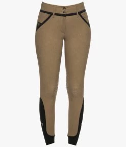 Cavalleria Toscana Contrast Trim Breeches Full Grip -Equi Gear Shop contrast trim breech beigefan front PAD145 JE161 F103 CT 01501.1670626164