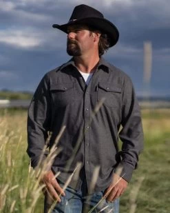 Outback Trading Men's Cooper Shirt Jacket 7 Outback Trading Men's Cooper Shirt Jacket -Equi Gear Shop cooper shirt jacket slate outback 19651.1607797111