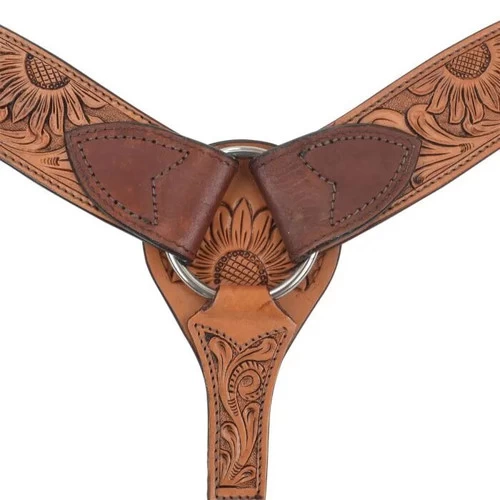 Circle Y Copper Sunflower Breast Collar 2 Circle Y Copper Sunflower Breast Collar - Image 2