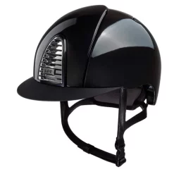 KEP Cromo 2.0 Shine Helmet -Equi Gear Shop cromo 2.0 shine helmet black front CRS2.BLK .M.BLK kep helmets 31794.1688077404
