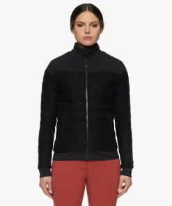 Cavalleria Toscana Wool Quilt And Jersey Jacket -Equi Gear Shop ct wool jersey quilted jacket black front MAD120 LY001 9999 ct 32087.1668278042