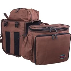 Reinsman Deluxe Insulated Cooler Saddle Bag -Equi Gear Shop deluxe insulated saddle bag brown2 9187 BN reinsman 81661.1674839515